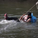Pour gagner l'Europe, de nombreux réfugiés tentent la traversée du fleuve Evros qui sépare la Turquie et la Grèce (archives).